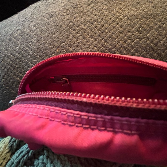 Authentic Prada Pink Nylon Vela Cosmetic Pouch / Toiletry Bag - Picture 6 of 7